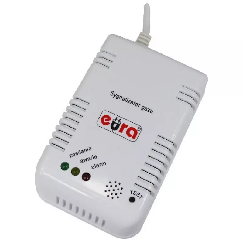 EURA GD-00A2 (GS-860) Gamtinių dujų ir SND dujų detektorius 230V AC