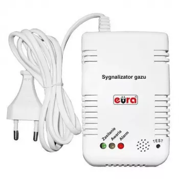 EURA GD-00A2 (GS-860) Gamtinių dujų ir SND dujų detektorius 230V AC