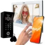 EURA VDP-99C5 Vaizdo Domofonas, 7 colių Liečiamas Ekranas, WiFi, RFID, Tuya, Baltas