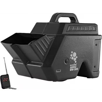 EUROLITE AKKU BW-300 baterijomis maitinamas burbulų generatorius su belaidžiu pulteliu, 1,5L talpa, juodas 51705131