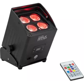 EUROLITE AKKU IP UP-4 Plus HCL Spot CRMX MK2 IP65 4x10W RGBWA/UV baterinis prožektorius, 13,5 h