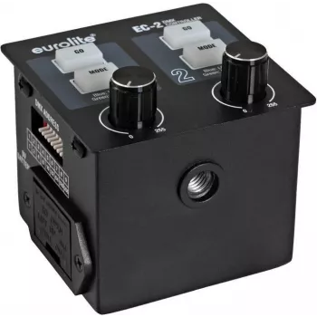 EUROLITE EC-2 DMX valdiklis, 2 kanalų, dūmų mašinoms, stroboskopams ir blinderiams, 70064579