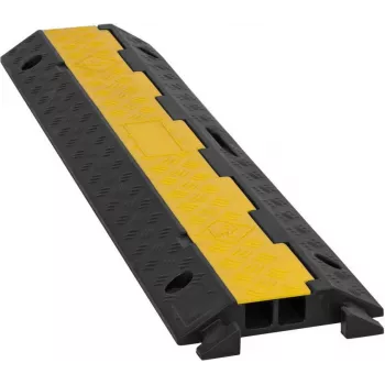 EUROLITE KB-2A kabelių tiltas 2 kanalų 98x24x4.5 cm juodas/geltonas, maksimali apkrova 5000 kg