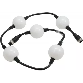 EUROLITE LED Pixel Ball 360° 1m MK2 – lankstus RGB pikselių šviesos takelis, 5 segmentai, 24V DC