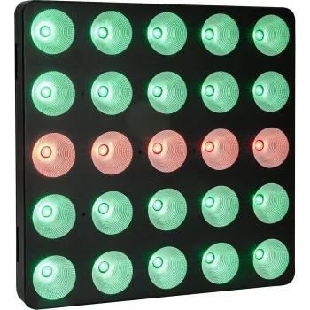 EUROLITE LED Pixel Matrix Panel 5x5 RGB/WW su pikselių valdymu ir DMX