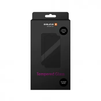 Evelatus 2.5D Full Cover Japan Glue Glass Anti-Static Screen Protector, skirta Huawei Nova 8i