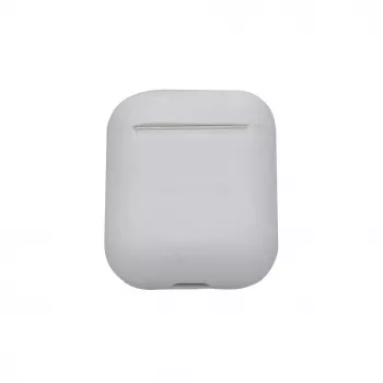 EVELATUS Apple AirPods Case EAC05 White – Silicone Protective Cover with Carabiner