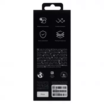 Evelatus Apple AirPods Pro dėklas EAC04 Baltas