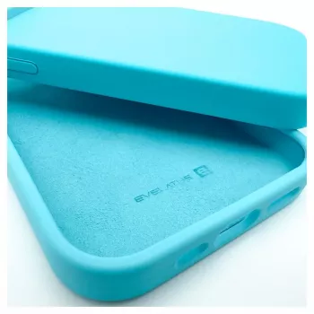 Evelatus Apple iPhone 12/12 Pro Premium Soft Touch silikoninis dėklas, dangaus mėlyna