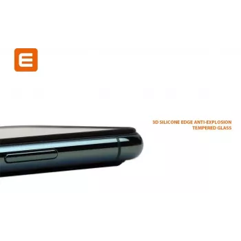 Evelatus Apple iPhone 14 Pro Max 3D pilno dangtelio grūdinto stiklo ekrano apsauga - 9H kietumas, atspari dūžiams, antistatinė, Japonijos klijai, be burbuliukų, HD aiškumas, atspari įbrėžimams, oleofobinė danga, su valymo rinkiniu