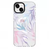 Evelatus Apple iPhone 15 PC+TPU dėklas su MagSafe - gėlių raštas