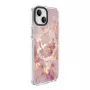 Evelatus Apple iPhone 15 PC+TPU dėklas su MagSafe - Marmuro rausvas