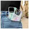 Evelatus Apple iPhone 15 Pro PC+TPU dėklas su MagSafe - Marmuro raštas, violetinė