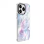Evelatus Apple iPhone 15 Pro PC+TPU dėklas su MagSafe - Marmuro raštas, violetinė
