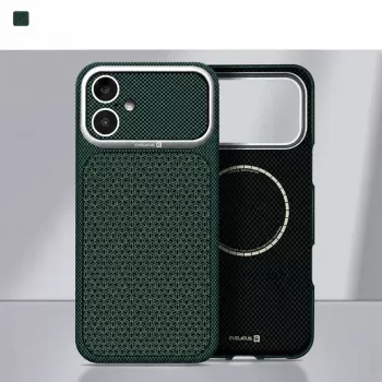 Evelatus Apple iPhone 18 Pro Carbon Premium Edition MagSafe dėklas žalias