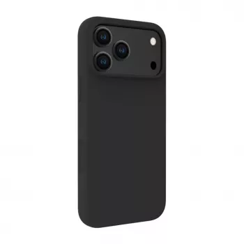 Evelatus Apple iPhone 18 Pro Max Premium MagSafe minkšto prisilietimo silikoninis dėklas, juodas
