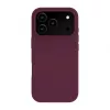 Evelatus Apple iPhone 18 Pro Max Premium MagSafe minkšto prisilietimo silikoninis dėklas Burgundy