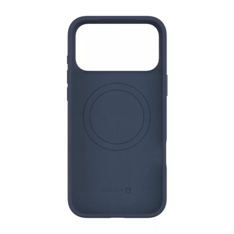 Evelatus Apple iPhone 18 Pro Max Premium MagSafe Soft Touch Silicone Case tamsiai mėlyna