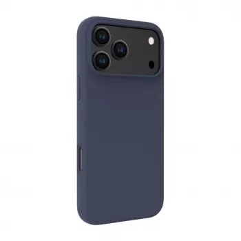 Evelatus Apple iPhone 18 Pro Max Premium MagSafe Soft Touch Silicone Case tamsiai mėlyna