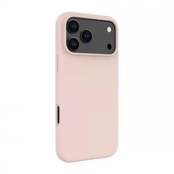 Evelatus Apple iPhone 18 Pro Max Premium MagSafe minkšto prisilietimo silikoninis dėklas Pink Sand