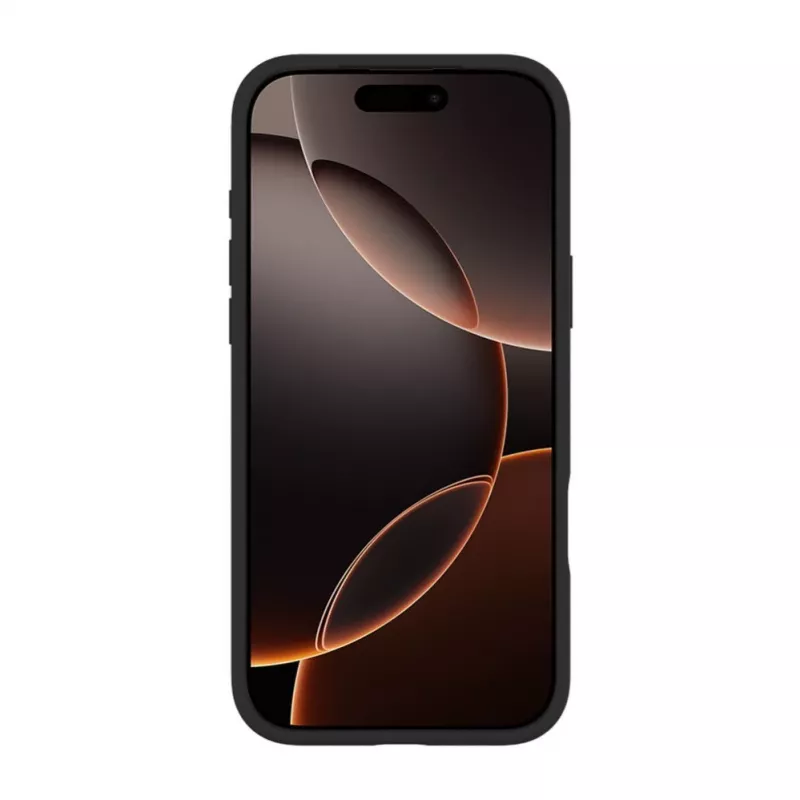 Evelatus Apple iPhone 18 Pro Premium MagSafe minkšto prisilietimo silikoninis dėklas, juodas