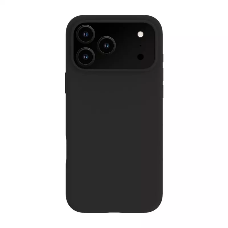 Evelatus Apple iPhone 18 Pro Premium MagSafe minkšto prisilietimo silikoninis dėklas, juodas