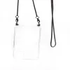 Evelatus Apple iPhone XS Max Silicone Transparent with Necklace TPU Strap Space Gray