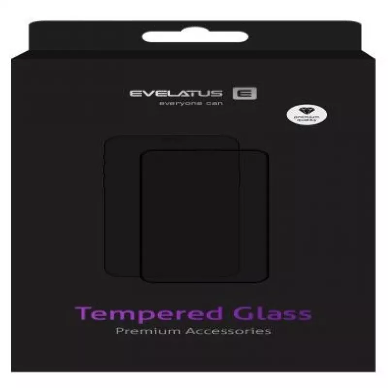 EVELATUS Huawei Mate 30 Lite 2.5D Full Cover Japan Glue Glass Anti-Static Screen Protector