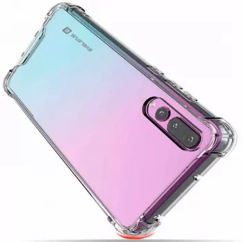 Evelatus Huawei P30 Military Shockproof Silikoninis dėklas TPU Skaidrus