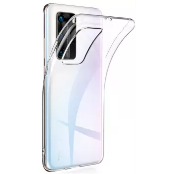 Evelatus Huawei P40 skaidrus silikoninis dėklas 1,5mm TPU permatomas