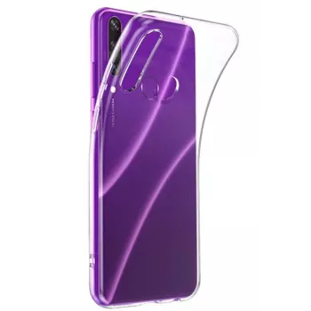 Evelatus Huawei Y6P skaidrus silikoninis dėklas 1,5mm TPU skaidrus
