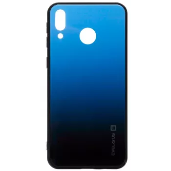 Evelatus „Huawei Y7 2019“ Gradientinis stiklinis dėklas „7 Sea Depth“
