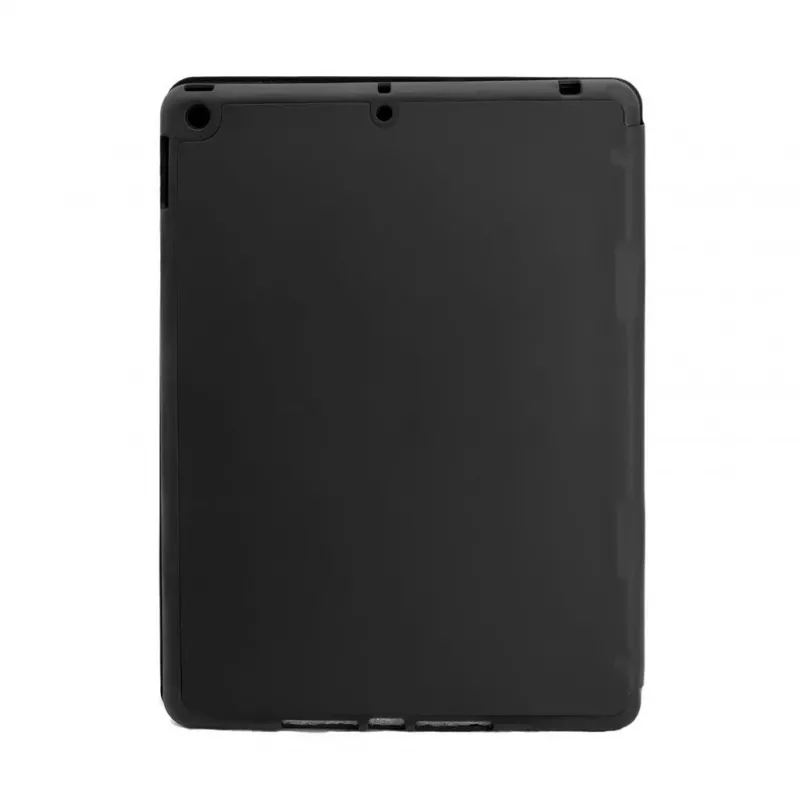 Evelatus iPad 10.2 planšetinio kompiuterio dėklas su imitaciniu mikropluoštu viduje, juodas