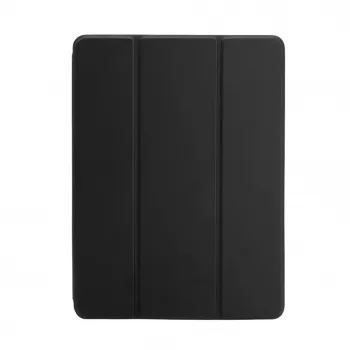Evelatus iPad 10.2 planšetinio kompiuterio dėklas su imitaciniu mikropluoštu viduje, juodas