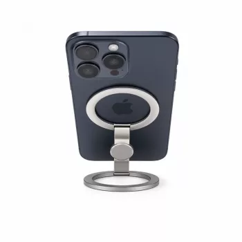 Evelatus Magnetinis telefono metalinis žiedas sidabrinis
