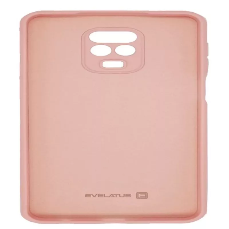Evelatus Nano Silicone Case, skirta Xiaomi Redmi Note 9 Pro / Redmi Note 9S – minkštas liesti TPU, smėlio spalvos