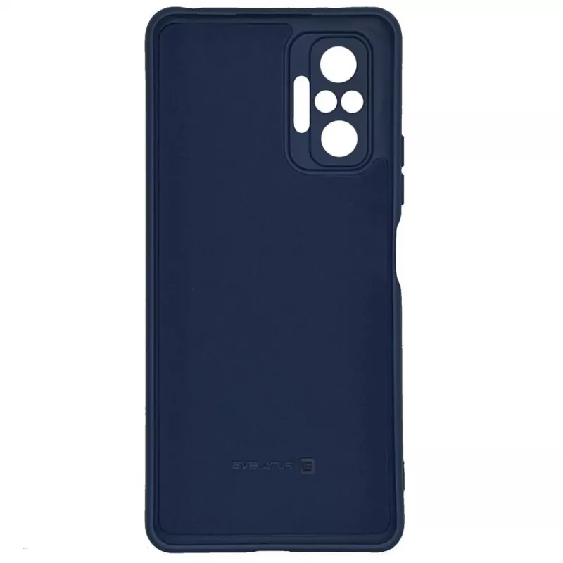 Evelatus Nano Silicone Case Soft Touch TPU, skirta Xiaomi Redmi Note 10 Pro - Mėlyna