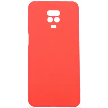 Evelatus Nano Silicone Case Soft Touch TPU Red, skirta Xiaomi Redmi Note 9 Pro / Redmi Note 9S