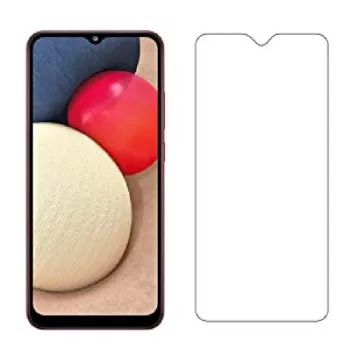 Evelatus Samsung Galaxy A02s 0,33mm Flat Clear Tempered Glass Screen Protector with Japan Glue Anti-Static
