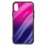 Evelatus Samsung Galaxy A10 Water Ripple Full Color Electroplating Tempered Glass Screen Protector Gradient Pink-Purple