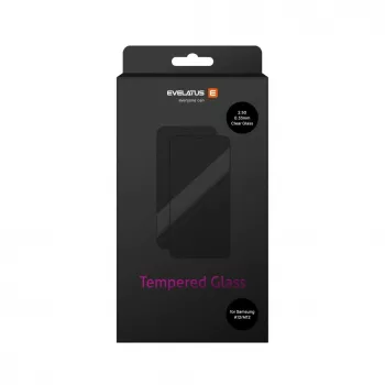 Evelatus Samsung Galaxy A12/M12 0,33mm Flat Clear Tempered Glass Screen Protector with Japan Glue and Anti-Static Coating
