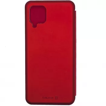 Evelatus Samsung Galaxy A12/M12 knygos tipo dėklas raudonas