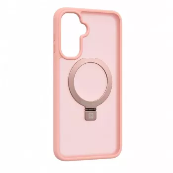 Evelatus Samsung Galaxy A17 4G / A17 5G Shield Case su MagSafe ir stovu, matinė šviesiai rožinė