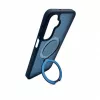 Evelatus Samsung Galaxy A17 4G / A17 5G Shield dėklas su MagSafe ir stoveliu, matinis mėlynas