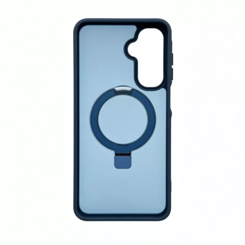 Evelatus Samsung Galaxy A17 4G / A17 5G Shield dėklas su MagSafe ir stoveliu, matinis mėlynas
