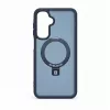 Evelatus Samsung Galaxy A17 4G / A17 5G Shield dėklas su MagSafe ir stoveliu, matinis mėlynas