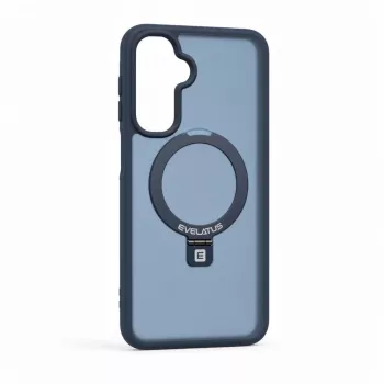 Evelatus Samsung Galaxy A17 4G / A17 5G Shield dėklas su MagSafe ir stoveliu, matinis mėlynas