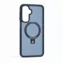 Evelatus Samsung Galaxy A17 4G / A17 5G Shield dėklas su MagSafe ir stoveliu, matinis mėlynas