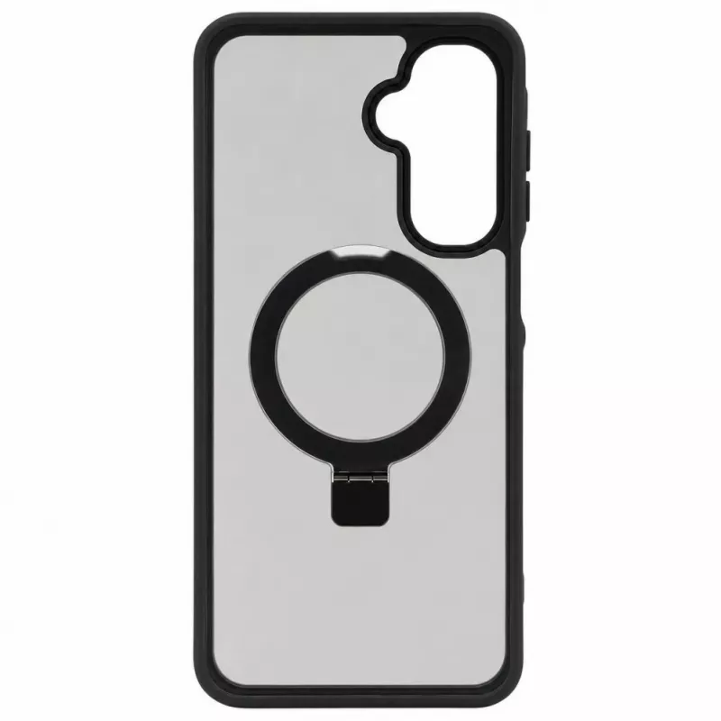 Evelatus Samsung Galaxy A17 4G / A17 5G apsauginis dėklas su MagSafe ir stoveliu, matinis juodas