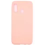 Evelatus Samsung Galaxy A20e Soft Touch Silicone Case with Strap Pink
